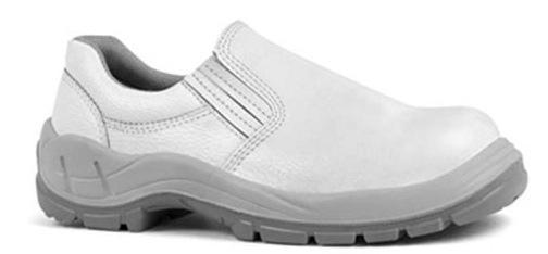 CATÁLOGO IFFARROUPILHA DE EPIs Página - 20 - Sapatos de Segurança de Elástico Branco Sapatos de segurança para uso profissional com abertura lateral em elástico recoberto, confeccionada em vaqueta