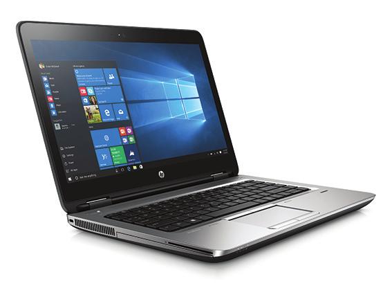 Notebook HP ProBook 640 G3 Tabela de especificações Sistema operacional disponível Windows 10 Pro 64 a HP recomenda o Windows 10 Pro.