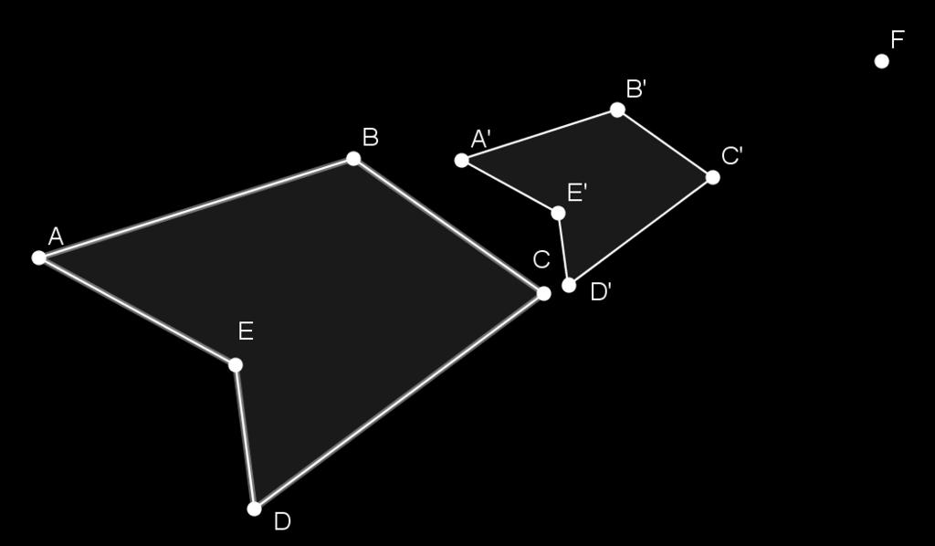 Propriedades: O ponto O é o centro da Homotetia.