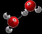 Pontes de Hidrogênio Quando um átomo de hidrogênio liga-se a um átomo mais eletronegativo mantém uma afinidade residual por outro átomo eletronegativo, apresentando uma tendência à carga positiva.
