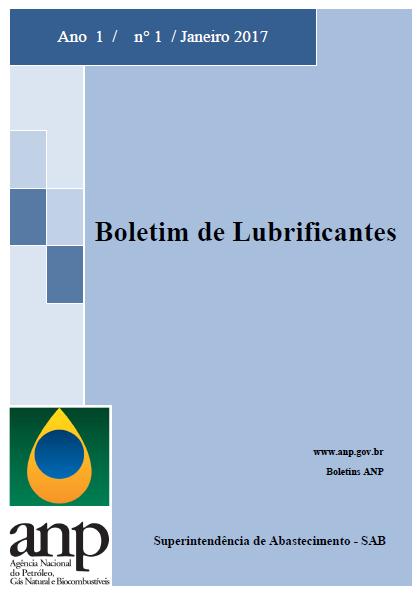 Boletim de Lubrificantes ANP Disponível