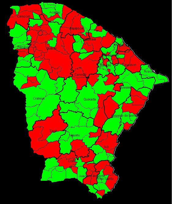 Estratégia de vacinação de rotina, Ceará, janeiro a junho de 2015 e 2016