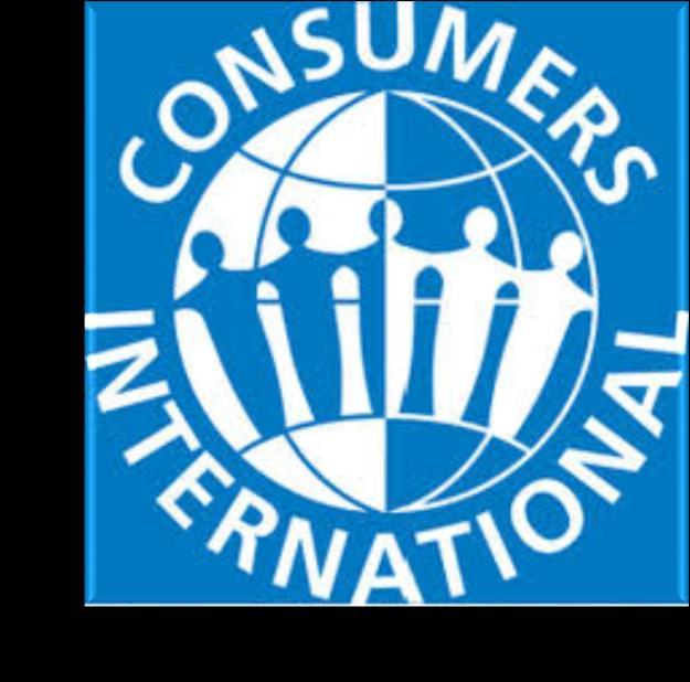No âmbito internacional, mantemos parceria com a Consumer International (CI), organização que congrega associações de consumidores de todo o mundo e participamos