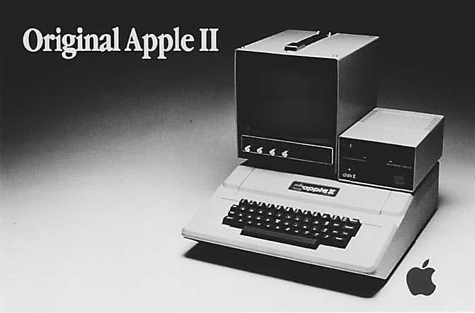 Evolução do computador Apple II IBM PC 1976 -Steve Jobs e Steve
