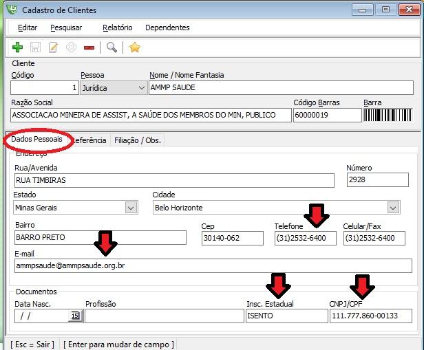 Parâmetros e Configurações Acesse menu ferramentas > configurações >