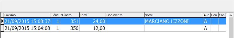 21 4.5. Cancelar Recebimento A opção cancelar recebimento do menu NFE permite cancelar um recebimento feito na mesma sessão de trabalho.