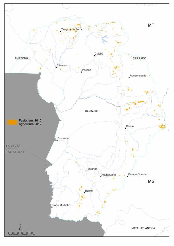 SF (Savana Florestada / Cerradão): 0,9 km 2 FF (Formações Florestais): 0,9