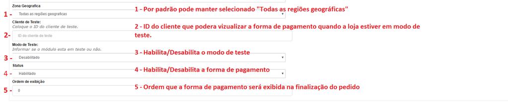 Após o preenchimento correto, a forma de pagamento Cartão de Crédito Cielo será exibida na finalização do pedido, conforme mostra imagem abaixo: Configuração de envio pela