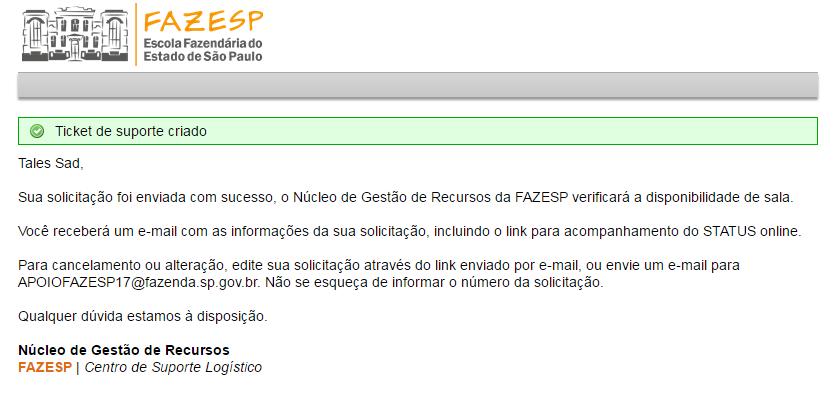 Confirmação de envio do formulário Após o preenchimento correto do formulário, uma mensagem será exibida com a confirmação.