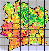 as demais regiões do Oeste da África tiveram seca.