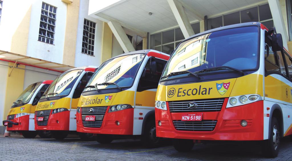 TRANSPORTE ESCOLAR EXCLUSIVO O Vieira conta com seu próprio sistema de transporte escolar, que circula por oito linhas distintas e atende a diversos bairros de Salvador (confira a lista completa no