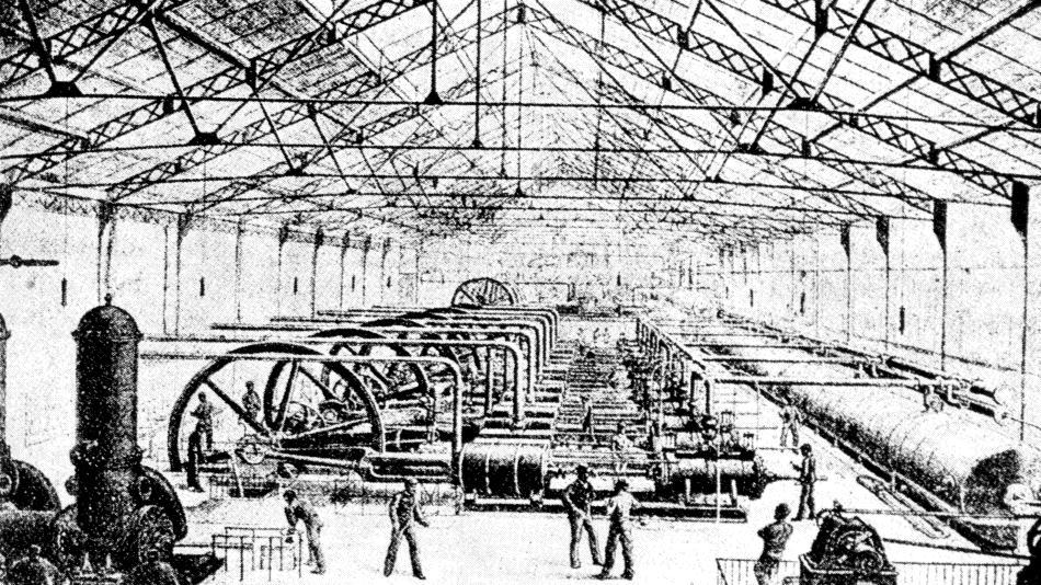 Em 1762 John Smeaton registra a patente de um compressor acionado por uma roda d água. Aperfeiçoamento com a invenção de John Wilkinson, a máquina de broquear.