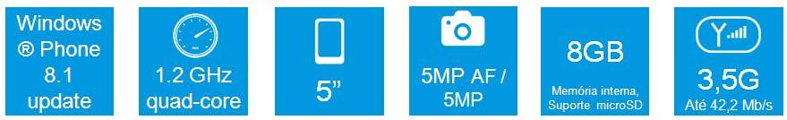 Configure Configure uma conta Microsoft Após o cliente adquirir o seu Lumia 535, guie o através da configuração do telefone, e ajude o a criar uma conta