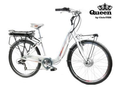 CicloTEK Queen Platinum LCD5-CK11 Elegante e discreta, com motor dianteiro de