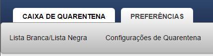 TIPOS DE LISTA WHITELIST A lista de endereços de e-mail ou domínios dos quais você sempre deseja receber mensagens.