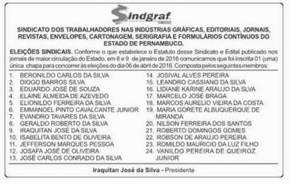 11-Sindicato dos Trabalhadores nas Indústrias Gráficas, Editoriais,