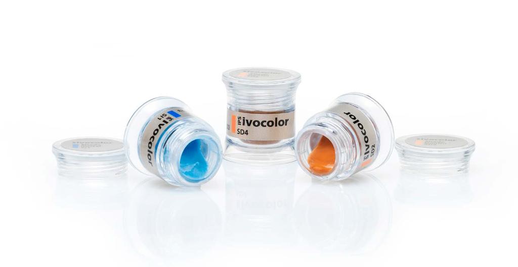 IPS Ivocolor Shade Ajuste de tonalidades: rápidez, fácilidade, requinte IPS Ivocolor Shade pastas