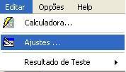 2.5 Outros ajustes Os valores de SGB e SGR2 devem ser iguais à zero, para que não interfiram no teste. 3. Ajustes do software Manual 3.