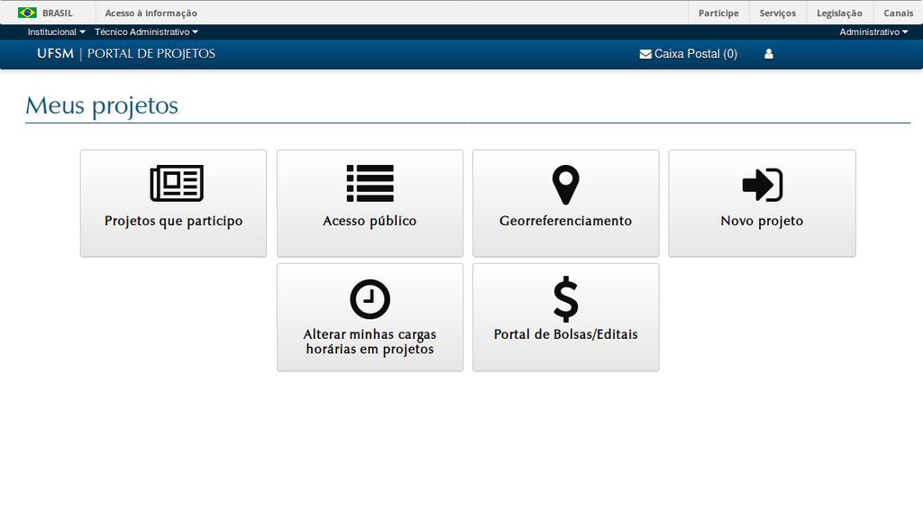 Criação de Projeto e Exportação para o Ambiente Moodle Manual Resumido Os Projetos de Ensino, Pesquisa e Extensão podem utilizar o Moodle UFSM para a disponibilização de cursos ou como espaço de