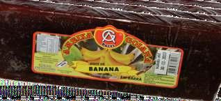 Doces Embalagens com 15x400g Doce de Banana em Barra 7.896.
