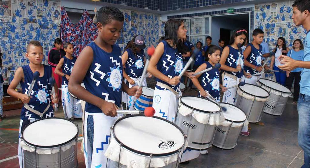 Apresentação do Grupo de Percussão ASCABUM Local