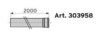 45º de Ø 80 mm 1 colector de condensados Ø 130 mm x 0,24 m com sifão 1 T de revisão Ø 130 mm com tampa 1 prolongamento 0,5 m Ø 130 mm 9,5 m 303 950 493,00 Kit adicional para 3 aparelhos 3 adaptadores