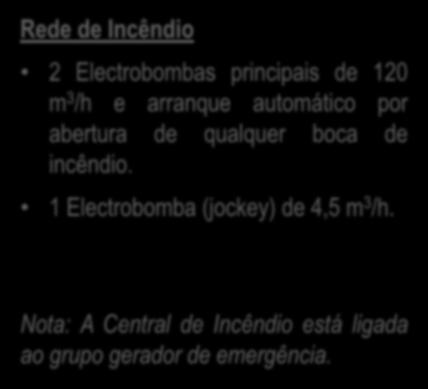 1 Electrobomba (jockey) de 4,5 m 3 /h.