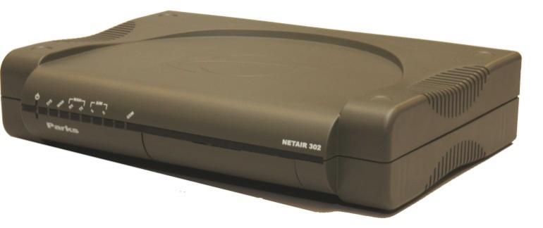 Netair 301: 1 x Interface GSM: HSDPA, UMTS, EDGE, GPRS, CSD, com conector FME Fêmea para conexão à antena; 1 entrada para