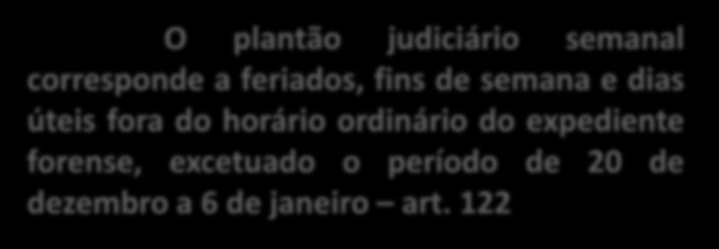 período de 20 de dezembro a 6 de janeiro art.