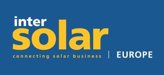 FEIRA INTERSOLAR 2018 A Feira Intersolar Europe é o evento líder a nível mundial da indústria solar e seus parceiros.