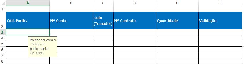 Instruções de preenchimento: Passo 1: