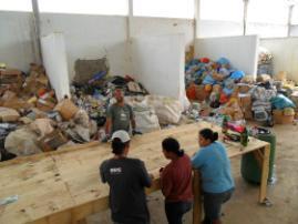 facilitariam o trabalho e aumentaria o valor de venda dos materiais recicláveis, e da chegada de um caminhão no início do próximo ano, o que possibilitaria a expansão da coleta seletiva no município