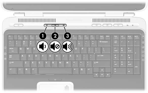 Multimédia Utilizar os controlos de volume Ajuste o volume com os botões de volume correspondentes do notebook ou com os controlos de volume disponíveis no sistema operativo e em algumas aplicações