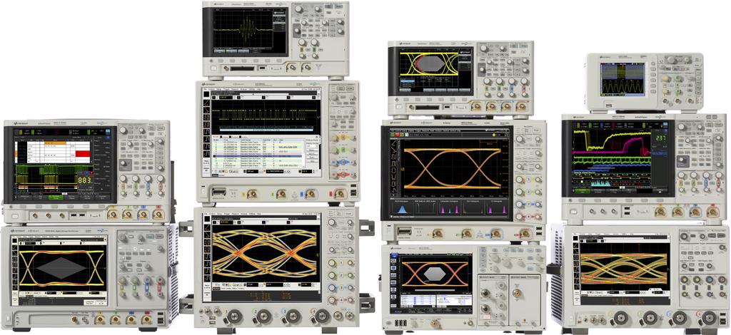 7 Keysight Kit de Treinamento Educacional para Osciloscópios InfiniiVision da Série X - Folha de Dados Osciloscópios da Keysight Diversos modelos entre 20 MHz e > 90 GHz Especificações líderes da