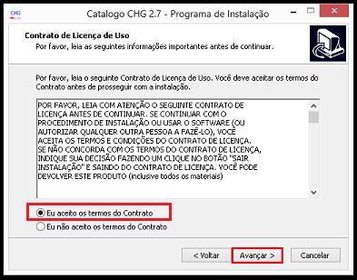 Depois de efetuado o download do instalador do catálogo, é só procurar o arquivo Instalar no diretório onde foi salvo e dar um duplo clique no ícone.