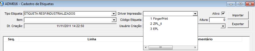 cadastradas corretamente. 7. Etiqueta Auxiliar Pedido Algumas unidades que trabalham com ordens de produção dedicadas a clientes pré-definidos, utilizamos o termo PEDIDO nesses casos.