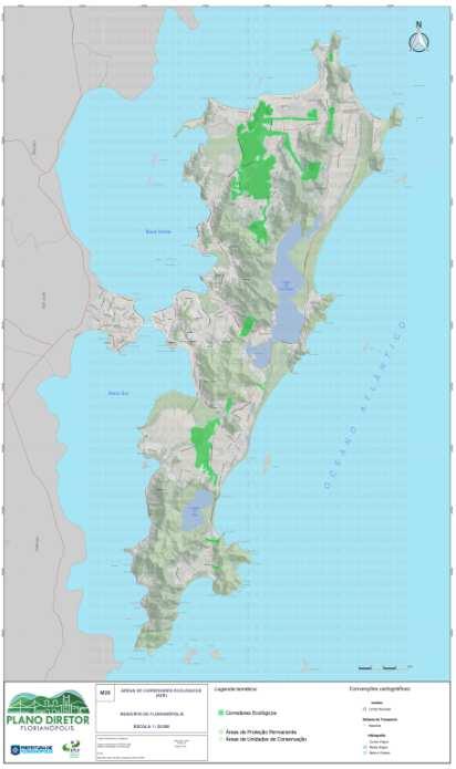 M20 - MAPA DE CORREDORES ECOLÓGICOS 9 A delimitação de Corredores Ecológicos é uma importante estratégia utilizada na conservação da biodiversidade, no Brasil está previsto em legislação desde 1993.