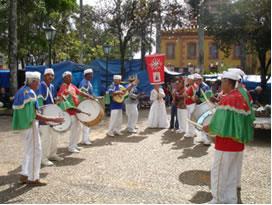 As manifestações culturais da Região ocorrem através de elementos como: Congada A presença desse bailado popular é assinalada no Brasil colônia e ocorre do Ceará ao Rio Grande do Sul.