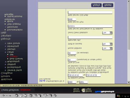Figura 46 : Interface do Real Server Configuração multicast escalável (continuação) Fabricante: Real Networks Versão: 6.1.3.