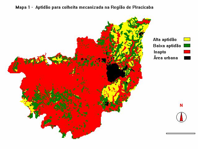 EXEMPLO BANCO DE DADOS GEORREFERENCIADO Região de Piracicaba (localização espacial) Declivesvariáveis.