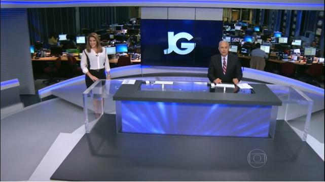 Imagem 1 Cenário atual do Jornal da Globo Abertura Fonte: Globo.