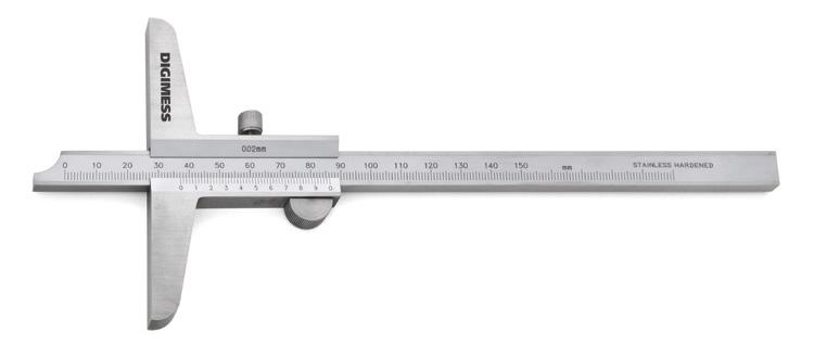 PONTA ESFÉRICA 150mm 0,01 100.241 Digimess 24146 PAQUIMETRO P/MED PAREDES DE TUBOS 150mm 0,01 100255 Digimess 19324 PAQUIMETRO P/MED CANAIS INT.