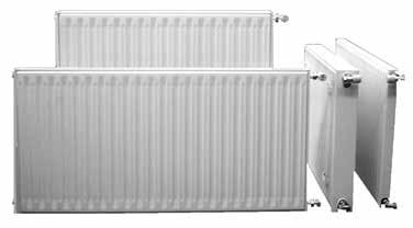 Emissores Painéis de aço ADRA 22 S Instalação: Os radiadores ADRA S podem ser instalados de forma indistinta em instalações bitubo ou monotubo. Bitubo: Pode ser instalado a 1/2.