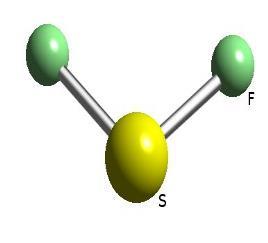 Exemplos: H 2 O, SF 2 Moléculas com quatro átomos: O