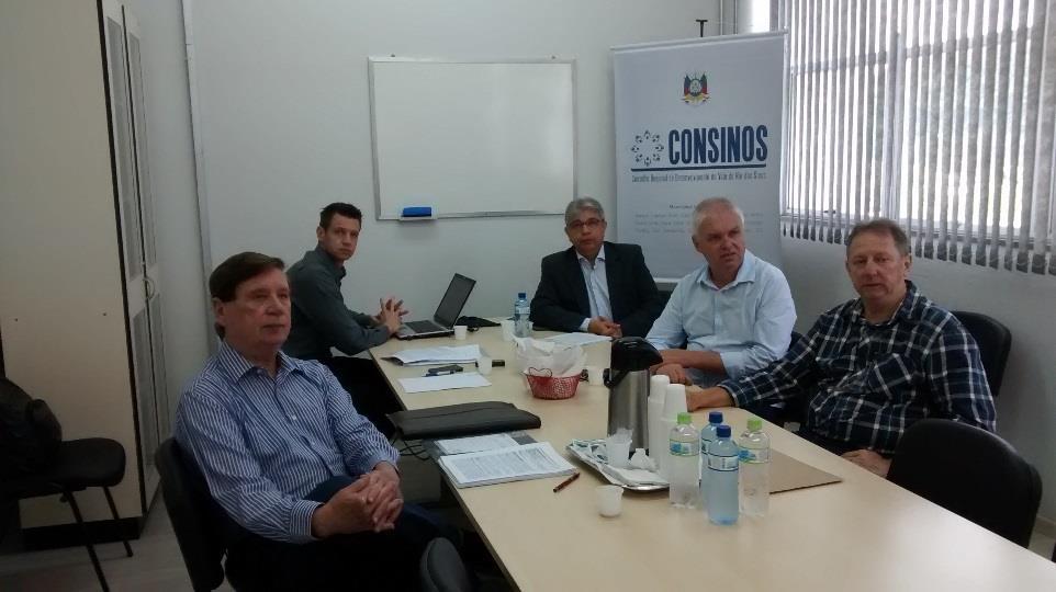 Reunião da Diretoria do CONSINOS, Comissão do Planejamento Estratégico do CONSINOS e CDG