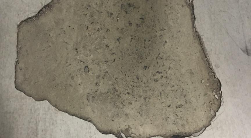 Afundamento do piso substrato