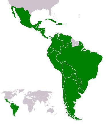 Latin America 603 million people Brazil 200; Mexico 120; Colombia 47; Argentina 42 63% of Americas population 35% of the West 9% of the world GDP US$