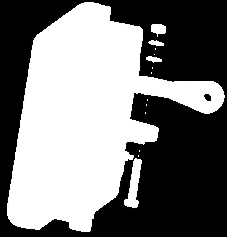 Instalação mecânica do leitor (Fixação do braço do
