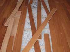 366 PROBLEMA Evitar problemas relacionados com a humidade num piso de madeira 1 2 As humidades residuais dos