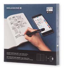 A Paper Tablet utiliza tecnologia invisível Ncoded em cada página, permitindo que a esferográfica Smart Writing Set Pen+ reconheça o código a utilização e